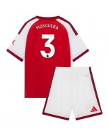 Arsenal Cristhian Mosquera #3 Domácí dres pro děti 2026-27 Krátký Rukáv (+ trenýrky)